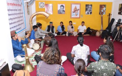 Workshop on vanishing Folk Music Instruments of Himachal Pradesh